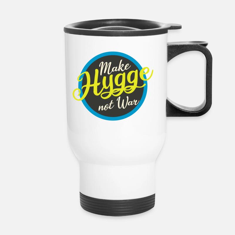 make hygge was not - Thermal mug with handle - white