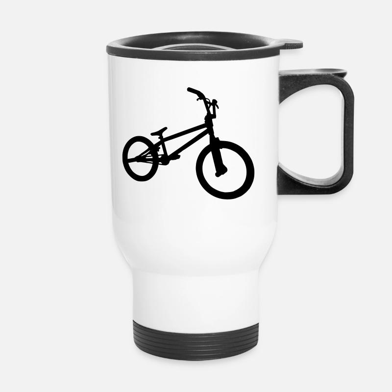 bmx - Thermal mug with handle - white