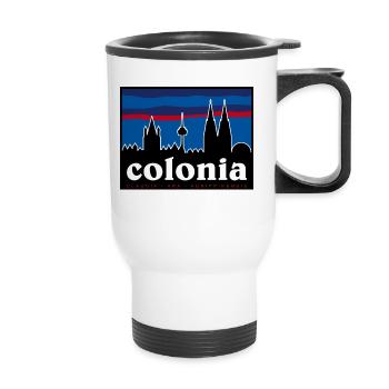 colonia - Thermobecher mit Tragegriff - Weiß - Vorne