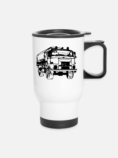 IFA LKW L60 - Thermobecher mit Tragegriff - Weiß