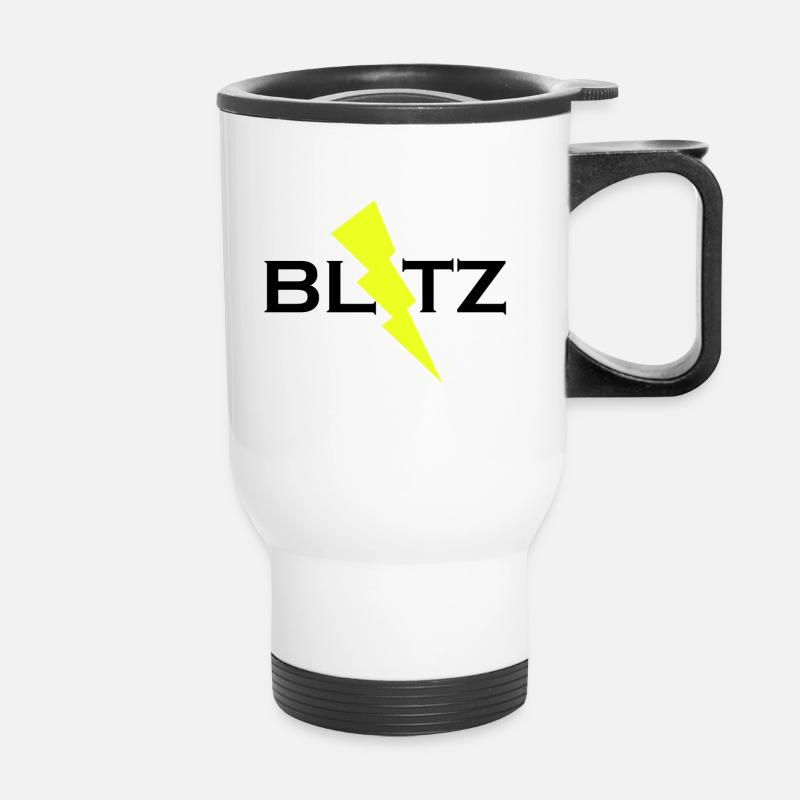 BLITZ - Thermobecher mit Tragegriff - Weiß