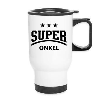 Oncle superbe - Tasse isotherme avec poignée - blanc - Devant