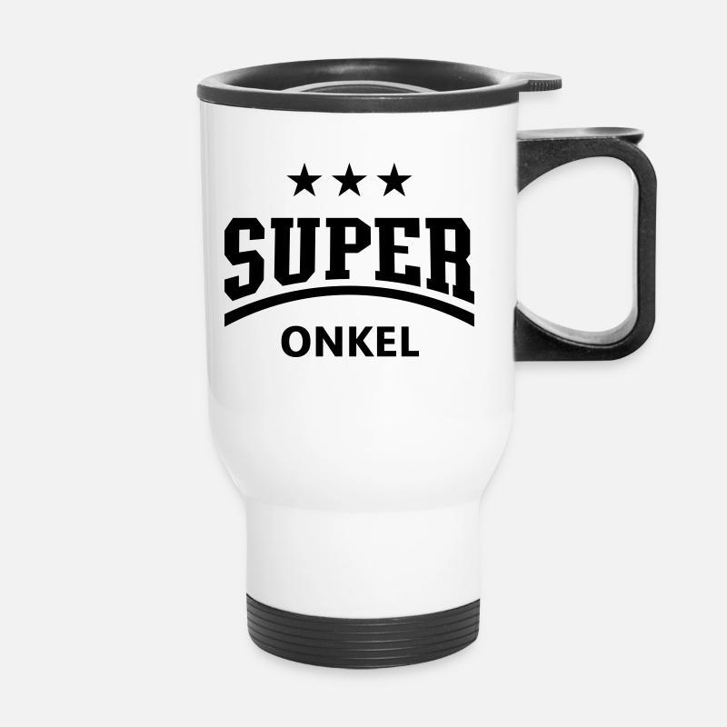 Oncle superbe - Tasse isotherme avec poignée - blanc