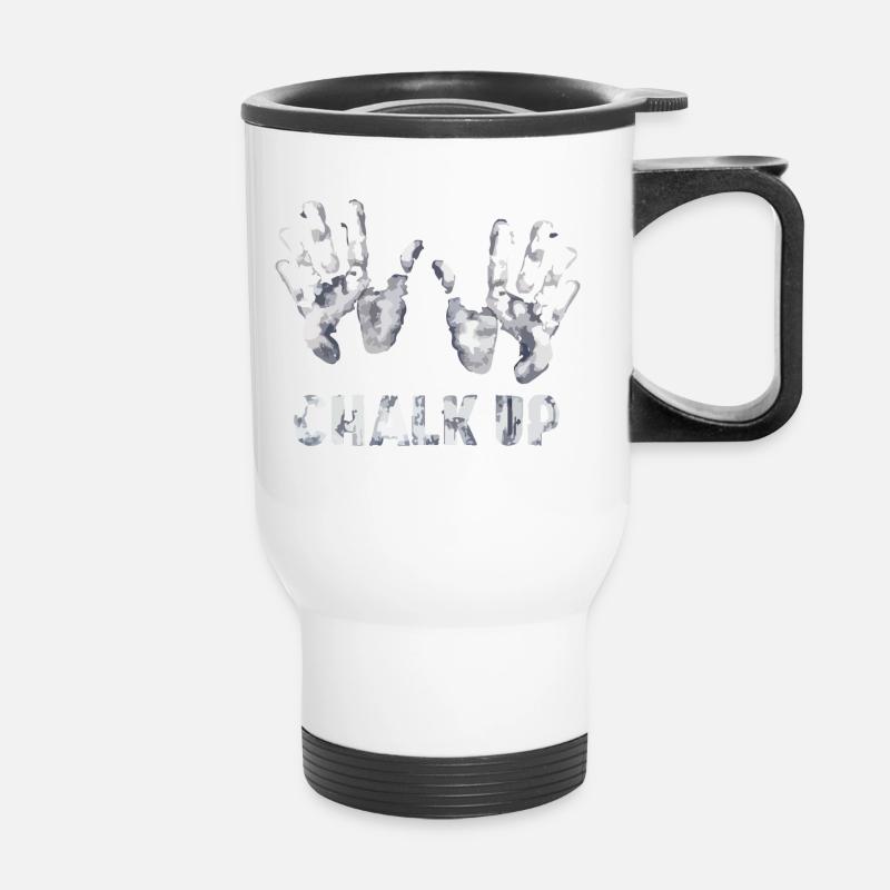 Escalade en bloc escalade - Tasse isotherme avec poignée - blanc