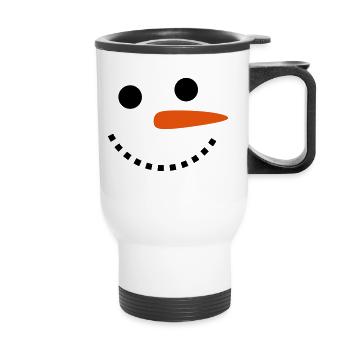 sneeuwpop - Thermosmok met draagring - wit - Voor