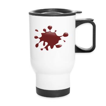 Splash - Thermobecher mit Tragegriff - Weiß - Vorne
