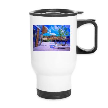 Wuppertal - Thermal mug with handle - white - Front