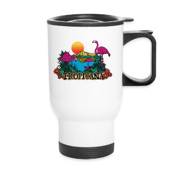 TROPIC - Thermal mug with handle - white - Front