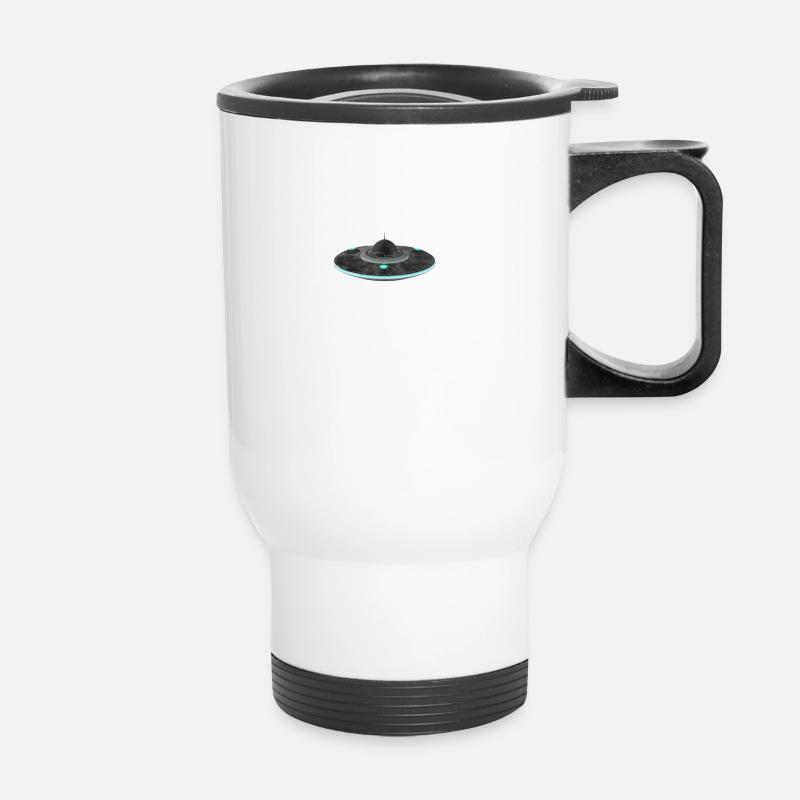 UFO - Thermal mug with handle - white