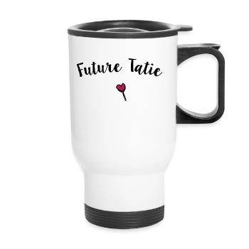 future tatie - Tasse isotherme avec poignée - blanc - Devant