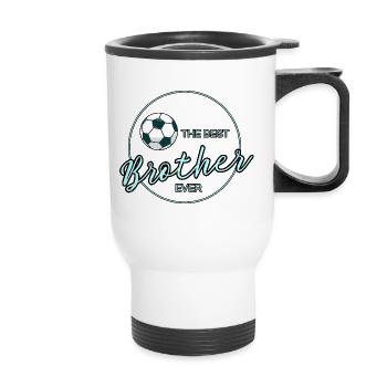 The Best Brother Ever - Thermal mug with handle - white - Front