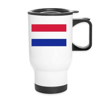 Pays-Bas - Tasse isotherme avec poignée - blanc - Devant