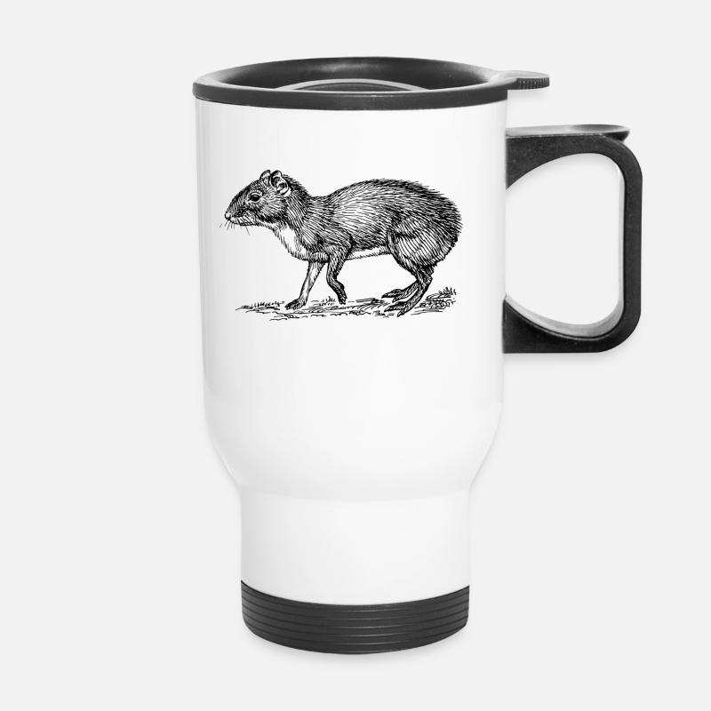rodent - Thermal mug with handle - white