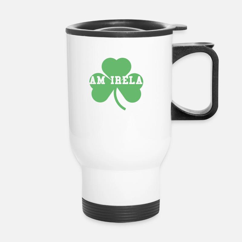 team ireland - Thermal mug with handle - white