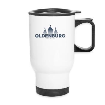 Oldenburg - Thermobecher mit Tragegriff - Weiß - Vorne