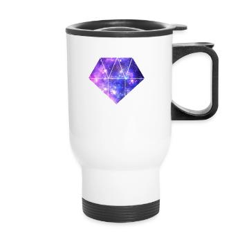 Galaxy Diamond - Thermobecher mit Tragegriff - Weiß - Vorne