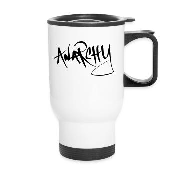 Anarchy - Thermal mug with handle - white - Front
