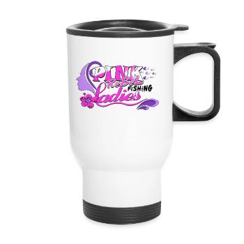 Fishermen women - Thermal mug with handle - white - Front