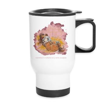 Thelwell - Pony is ill - Thermal mug with handle - white - Front