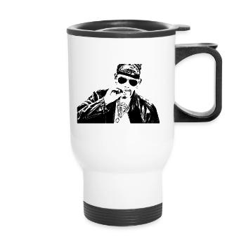 Rocker - Smoke on Mr. Cool Guy - Tasse isotherme avec poignée - blanc - Devant