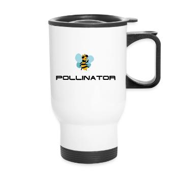 Pollinator Terminator Killer Bee - Thermal mug with handle - white - Front
