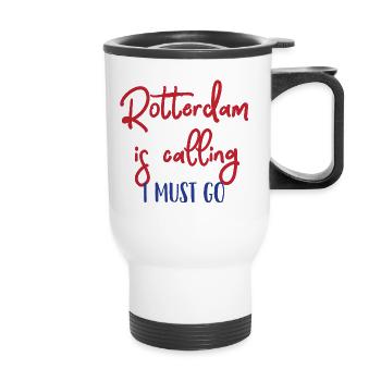 Rotterdam - Netherlands - Holland - Randstad - Thermal mug with handle - white - Front
