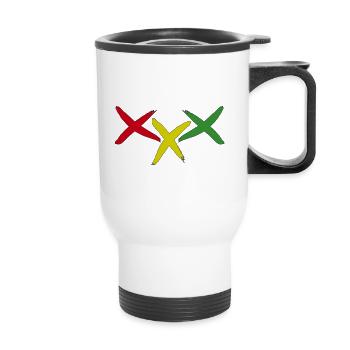 XXX RASTA - Thermobecher mit Tragegriff - Weiß - Vorne