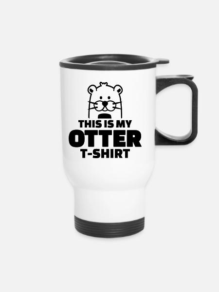 Otter - Thermobecher mit Tragegriff - Weiß