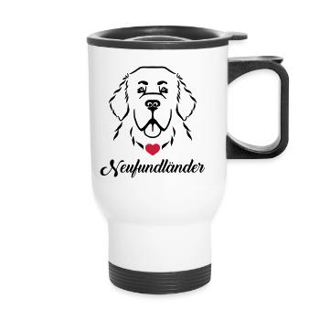 Terre-Neuve - Tasse isotherme avec poignée - blanc - Devant