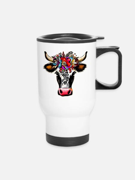 Muh-tiful II - Tasse isotherme avec poignée - blanc