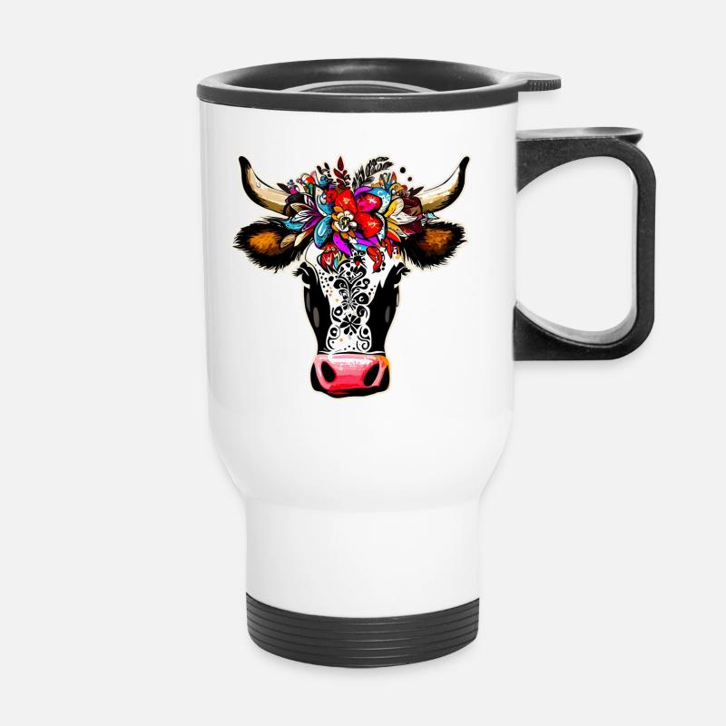 Muh-tiful II - Tasse isotherme avec poignée - blanc