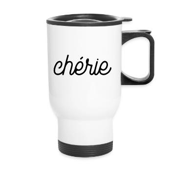 Sweetheart - Thermal mug with handle - white - Front