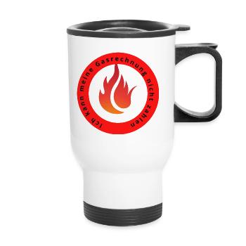I can't pay my gas bill - Thermal mug with handle - white - Front