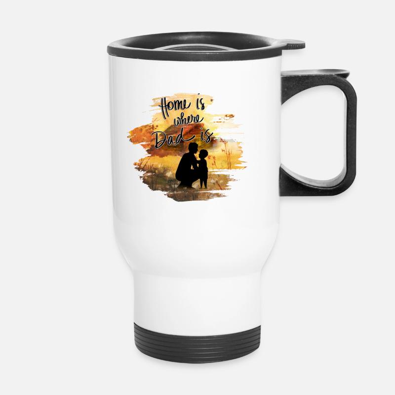 Father's Day - Thermal mug with handle - white