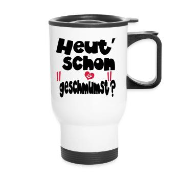 suche sympathisches II - Thermobecher mit Tragegriff - Weiß - Vorne
