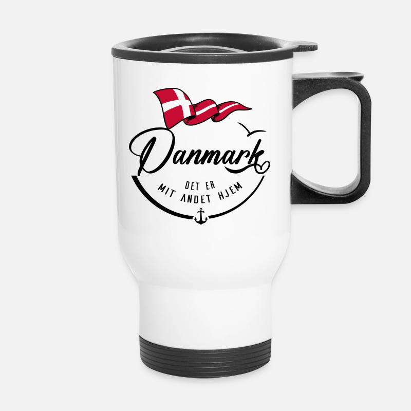 DANMARK - Ma deuxième maison - b - Tasse isotherme avec poignée - blanc