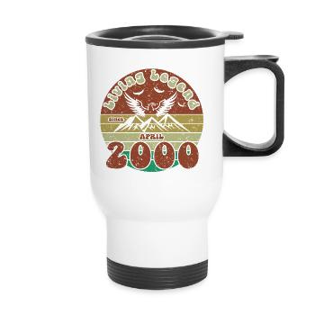 25th Birthday Living Legend since VIN 04/2000 - Thermal mug with handle - white - Front