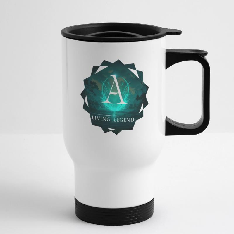 Mythological Apsilon Design Thermal mug with handle