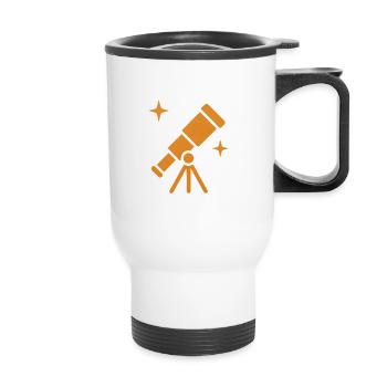 Telescope - Thermal mug with handle - white - Front