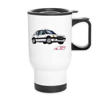 205 1,6 1987 1988 1989 1990 Blanc Meije - Tasse isotherme avec poignée - blanc - Devant