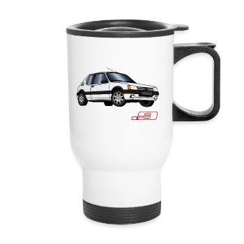 205 1,9 1987 1988 1989 1990 Blanc Meije - Tasse isotherme avec poignée - blanc - Devant