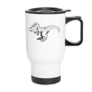 Indominus Rexy - Thermobecher mit Tragegriff - Weiß - Vorne