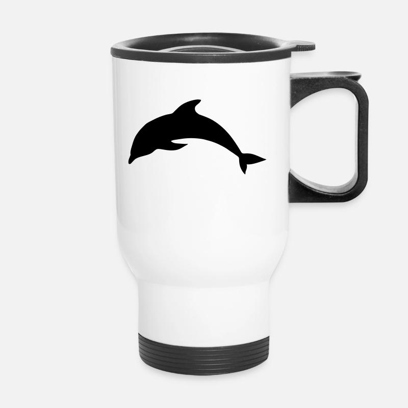 Delfin - Tasse isotherme avec poignée - blanc