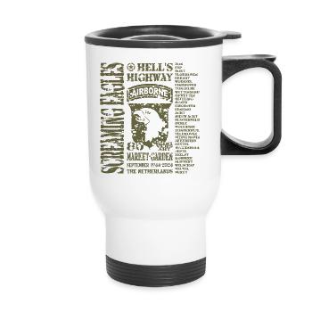 AVM 101st Airborne 80th Market Garden 1944 Holland - Thermal mug with handle - white - Front