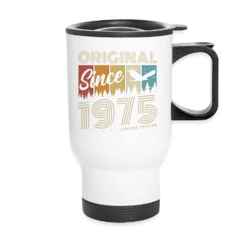 Original Since 1975 Cadeau d’anniversaire vintage - Tasse isotherme avec poignée - blanc - Devant