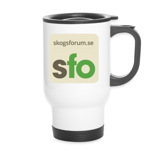 SFO badge - Termosmugg med handtag