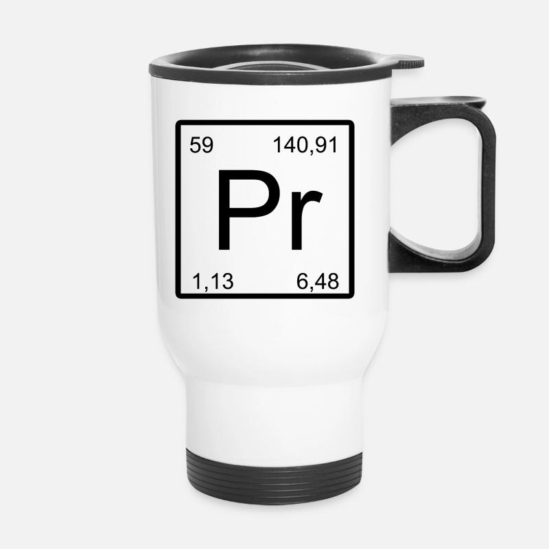 Conception minimale Pr-Element - Tasse isotherme avec poignée - blanc