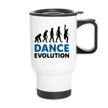 Dance Evolution Break Hip-Hop - Thermobecher mit Tragegriff - Weiß - Vorne