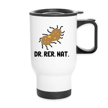 Bactérie Dr rer nat Promotion Biologe Biologie - Tasse isotherme avec poignée - blanc - Devant