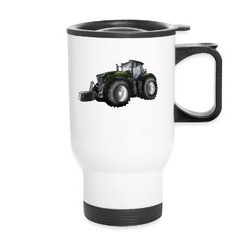 TRACTEUR - Tasse isotherme avec poignée - blanc - Devant